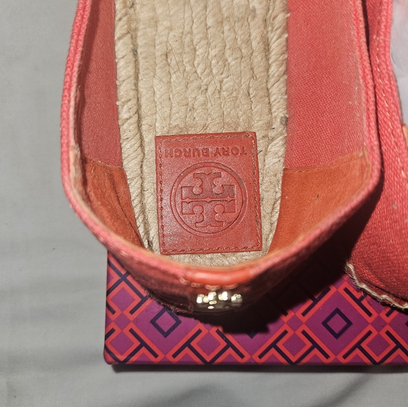 Tory Burch Espadrilles, 10.5, Red & Ivory - Picture 8 of 8
